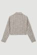 Żakardowa marynarka w kratę Solar Obraz 6