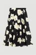 Bawełniana spódnica w kwiaty Solar Obraz 2