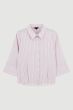 Koszula z bawełną w pastelowe paski Solar Obraz 4