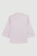 Koszula z bawełną w pastelowe paski Solar Obraz 5