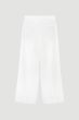 Spodnie ecru z prostą nogawką Solar Obraz 5