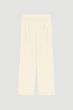 Spodnie w kolorze ecru z szeroką nogawką Solar Obraz 6