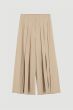 Beżowe spódnico-spodnie Solar Obraz 4