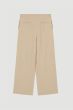 Beżowe spódnico-spodnie Solar Obraz 5