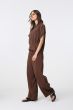 Brązowe spodnie balloon fit Solar Obraz 1