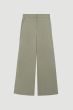Satynowe spodnie w jasnym odcieniu khaki Solar Obraz 4
