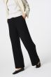 Czarne spodnie z dzianiny Solar Obraz 1