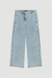 Jasne jeansy z rozszerzaną nogawką Solar Obraz 4