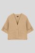 Lniany żakiet z rękawem 3/4 Solar Obraz 1