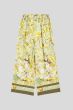 Spodnie wide leg z florystycznym printem Solar Obraz 5