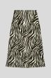 Wiskozowa spódnica ze zwierzęcym printem Solar Obraz 4