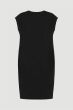 Czarna dopasowana sukienka Solar Obraz 5