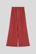Satynowe spodnie wide leg Solar Obraz 4