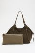 Torebka shopper khaki Solar Obraz 2