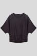 Brązowa bluzka o luźnym kroju Solar Obraz 4