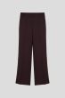 Burgundowe spodnie flare Solar Obraz 1