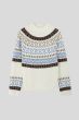 Sweter z żakardowym wzorem Solar Obraz 3