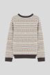 Sweter z wełny z merino w zimowy wzór Solar Obraz 5