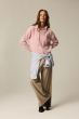 Sweter w stylu bluzy z wełny merino Solar Obraz 4