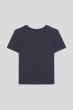 Grafitowy t-shirt z dzianiny jersey Solar Obraz 5