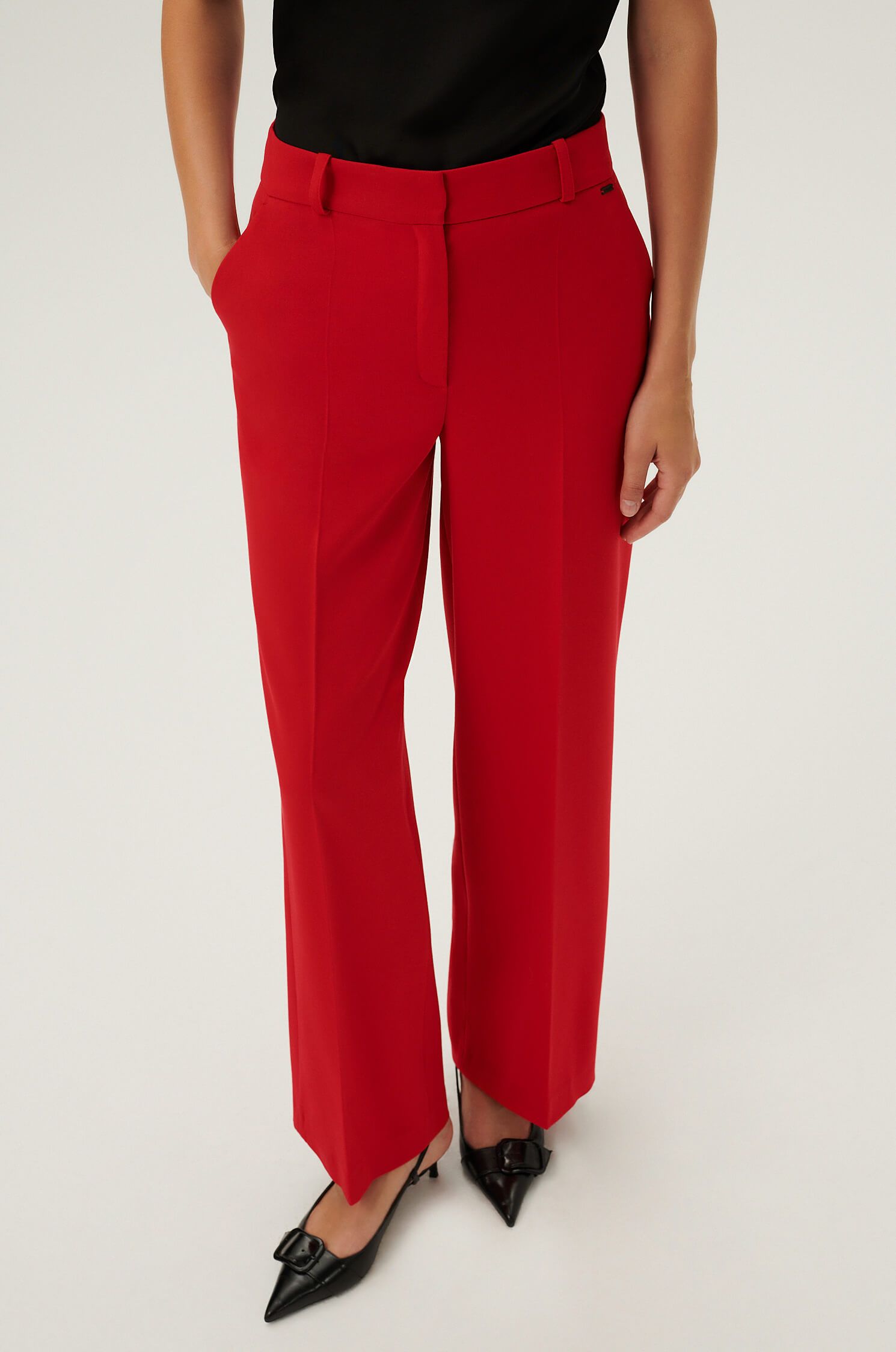 Garniturowe spodnie Solar Obraz 2