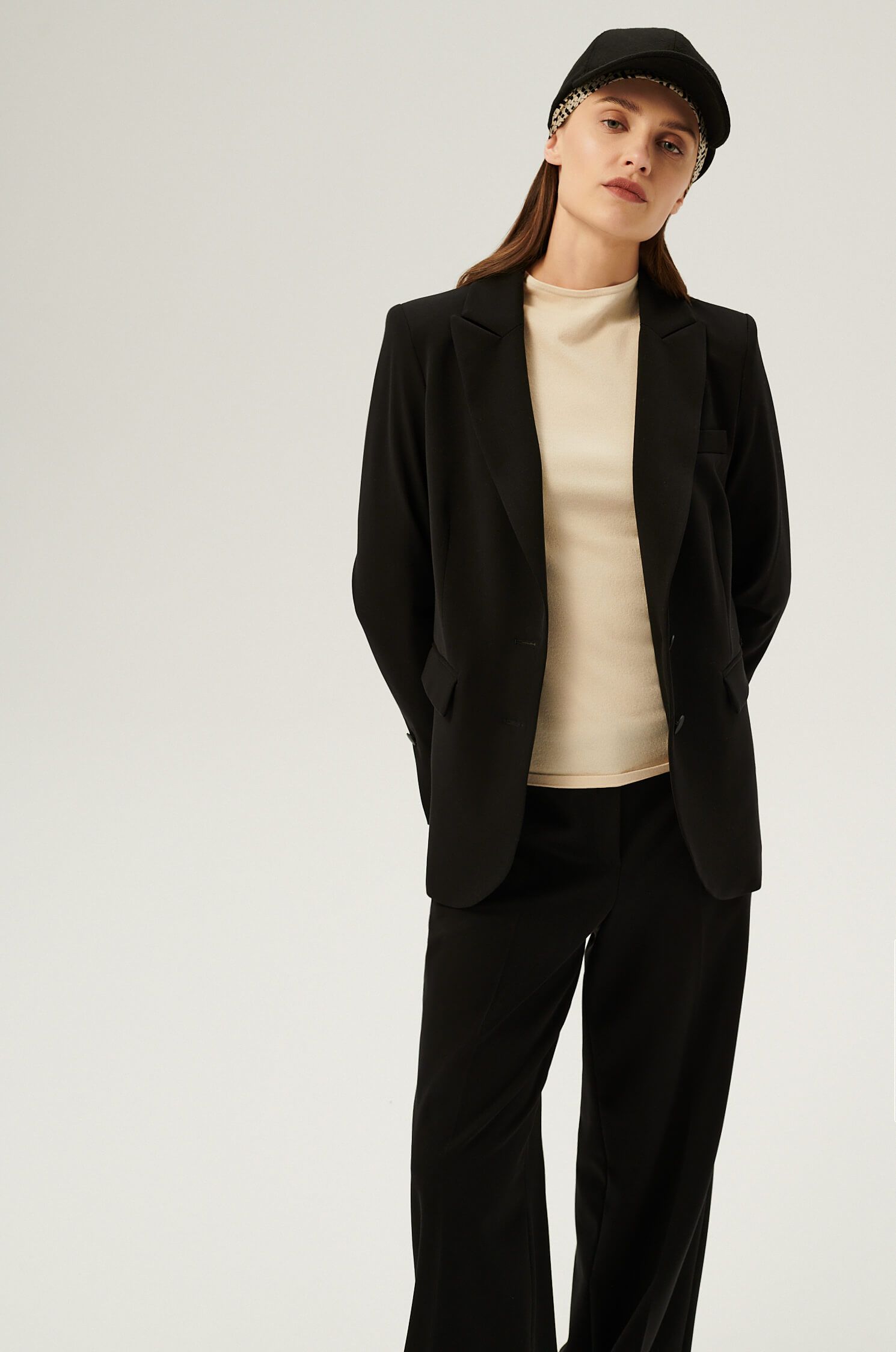 Jednorzędowa marynarka Solar Obraz 2