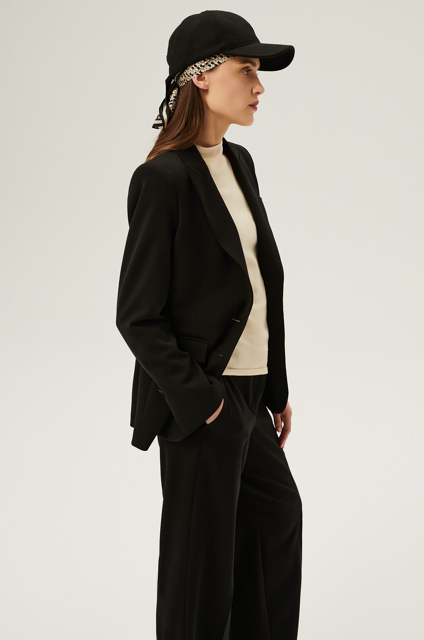 Jednorzędowa marynarka Solar Obraz 3