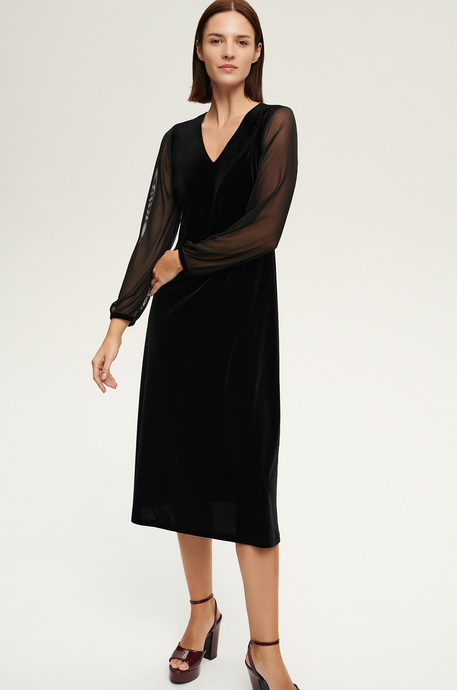 Sukienka z łączonych tkanin Solar Obraz 1