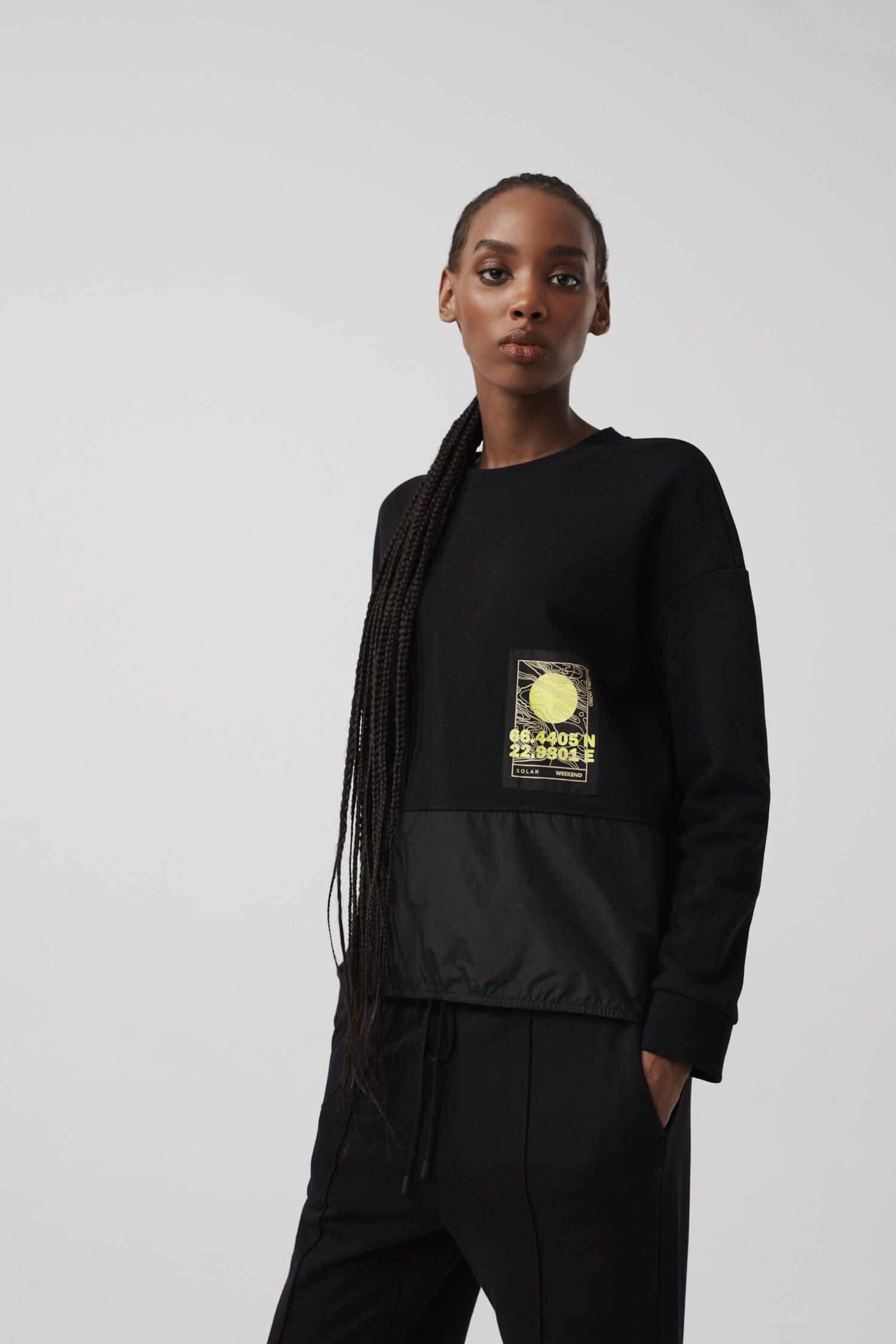 Bluza z autorskim nadrukiem Solar Obraz 2