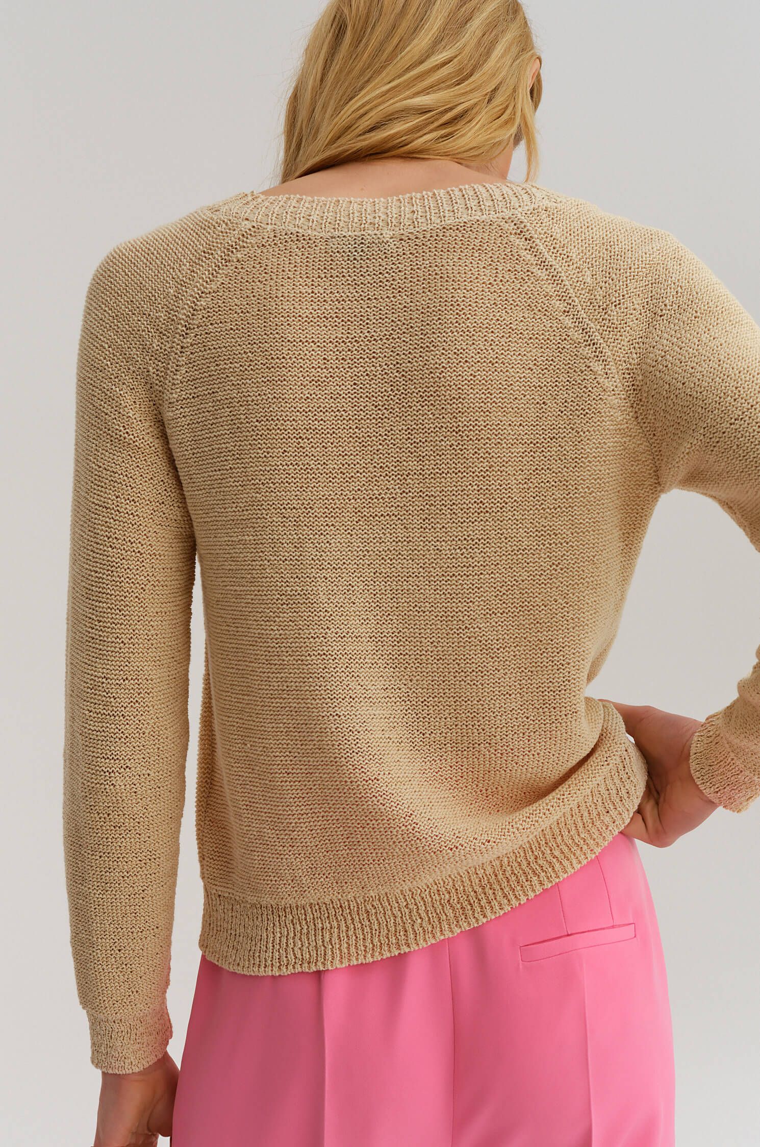 Sweter z dekoltem v Solar Obraz 5