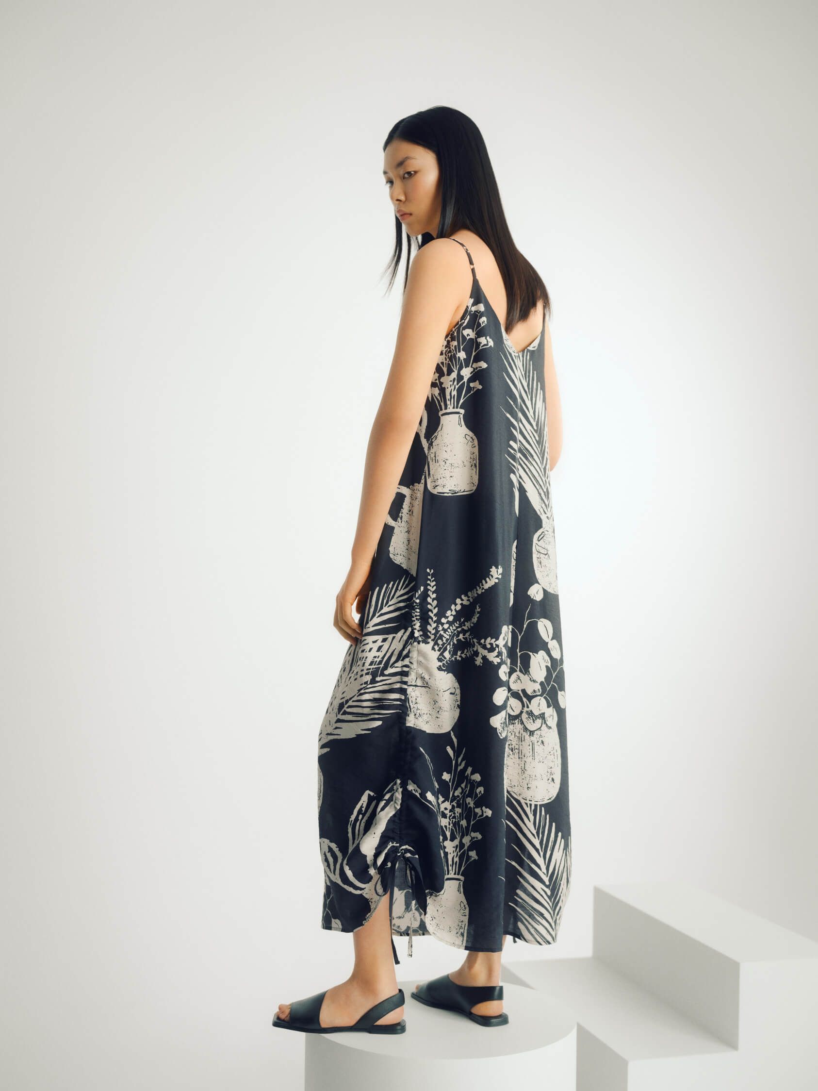 Sukienka maxi z printem Solar Obraz 3