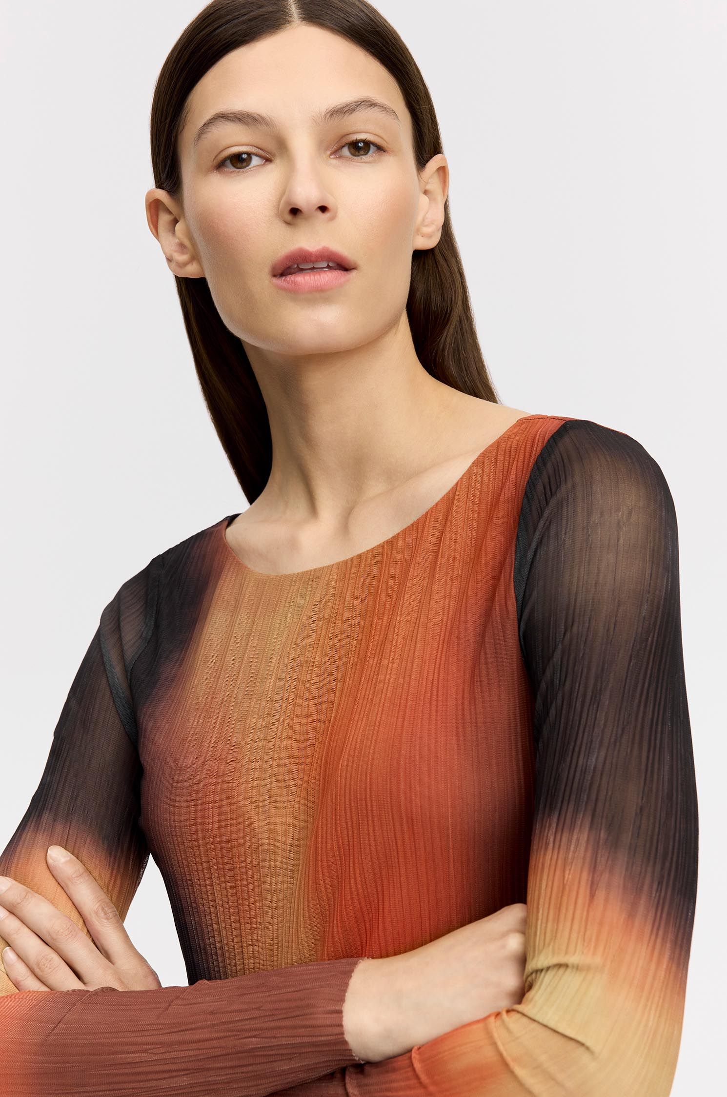 Bluzka z efektem tie dye Solar Obraz 1