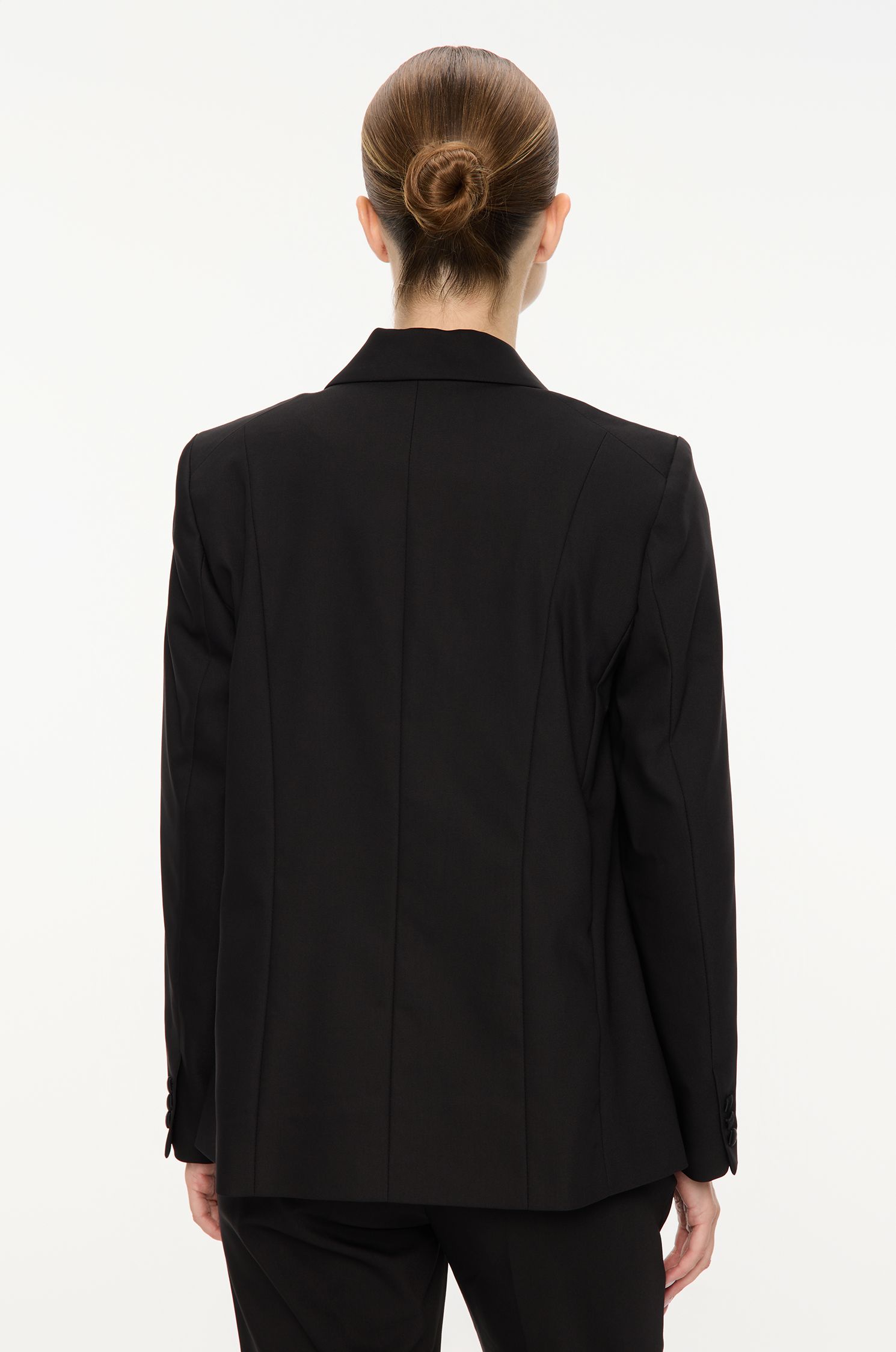 Jednorzędowa marynarka z bawełną Solar Obraz 4