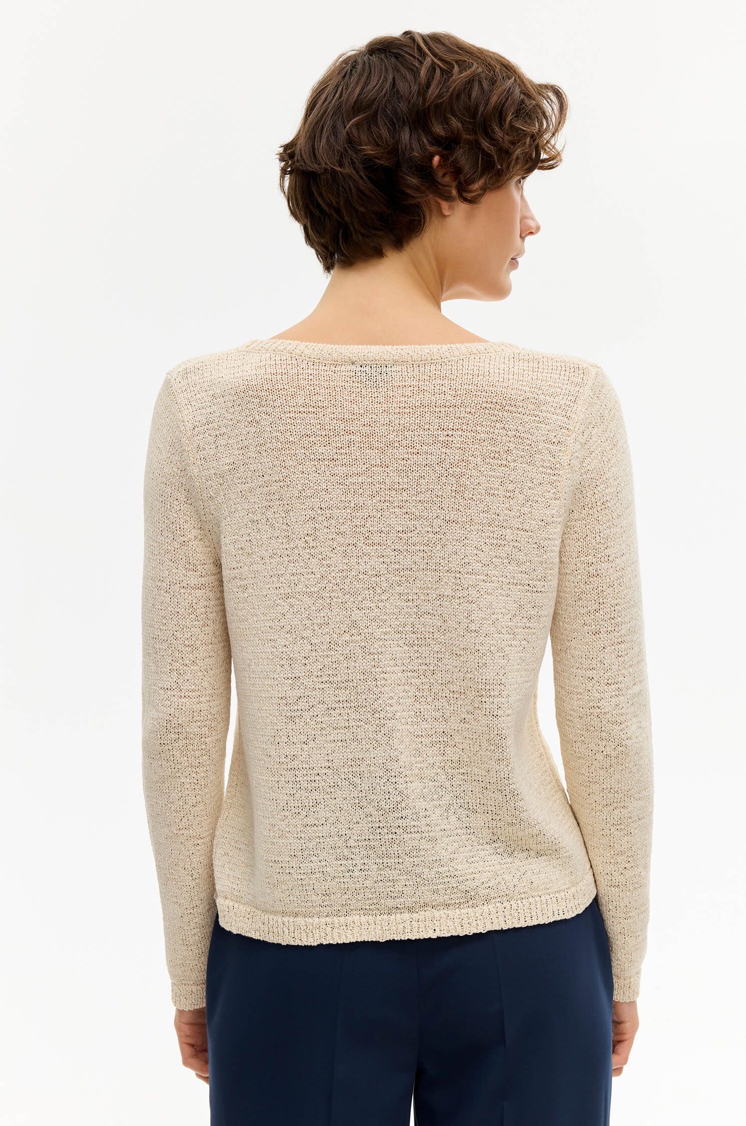 Dzianinowy sweter Solar Obraz 4