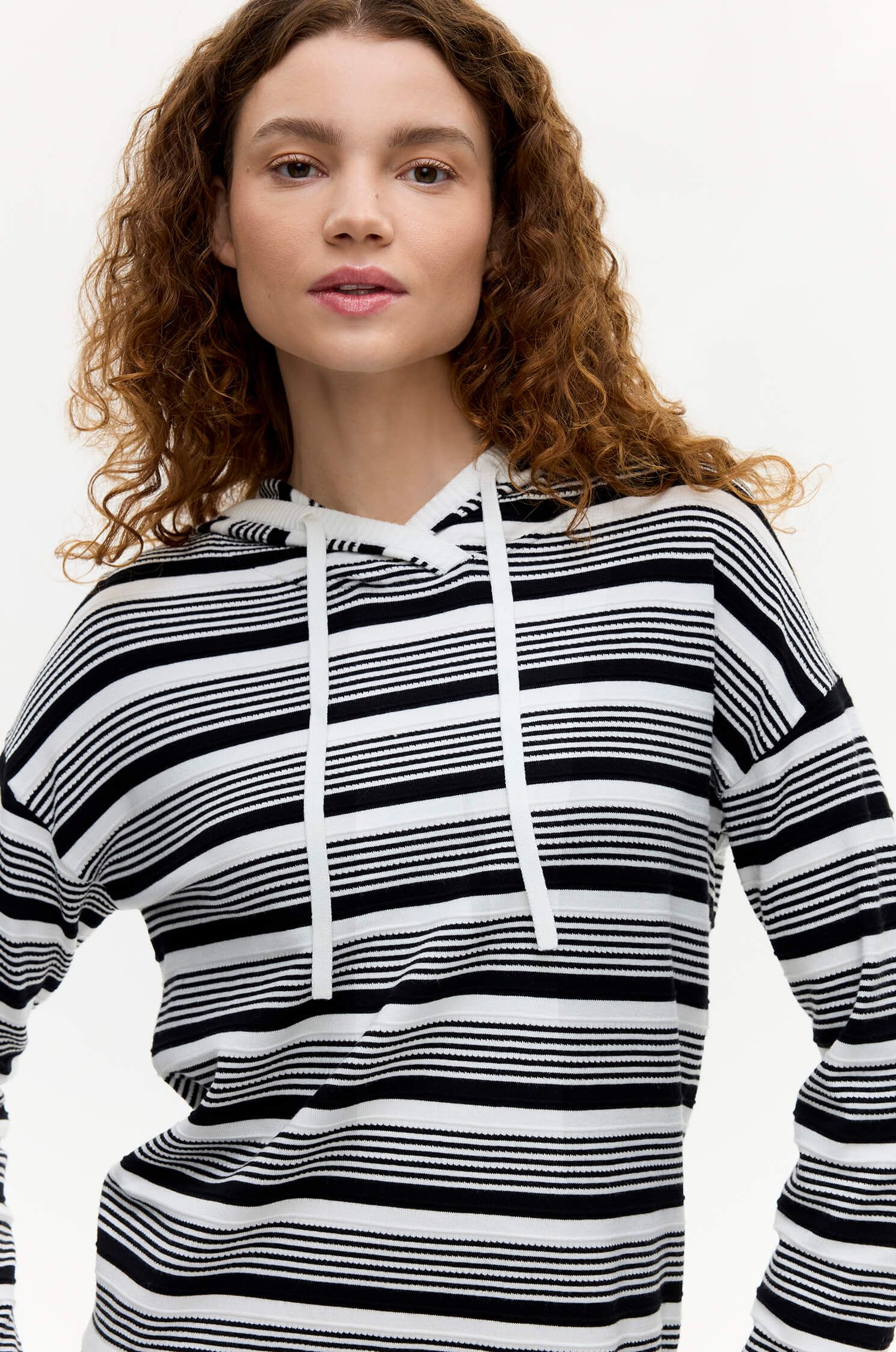 Bluza w poziome pasy Solar Obraz 2