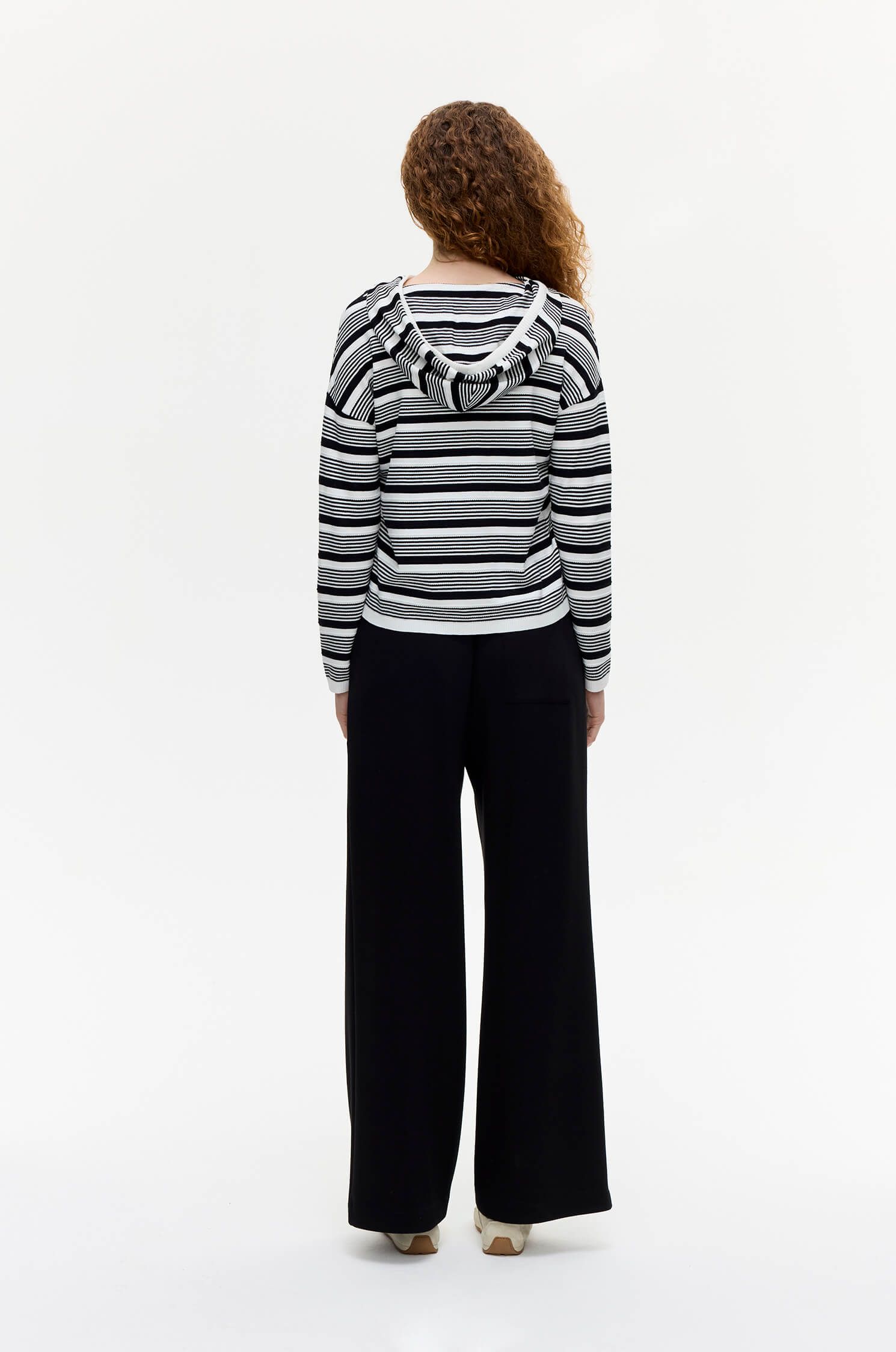 Bluza w poziome pasy Solar Obraz 4