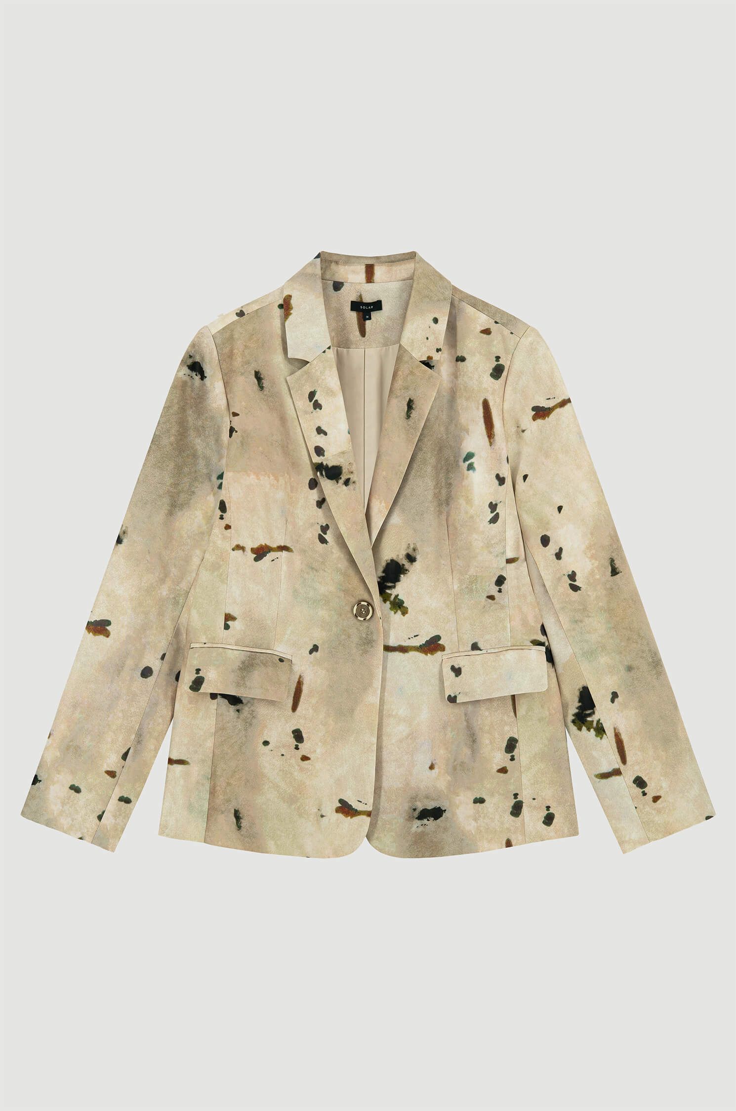 Marynarka z nieregularnym printem Solar Obraz 4