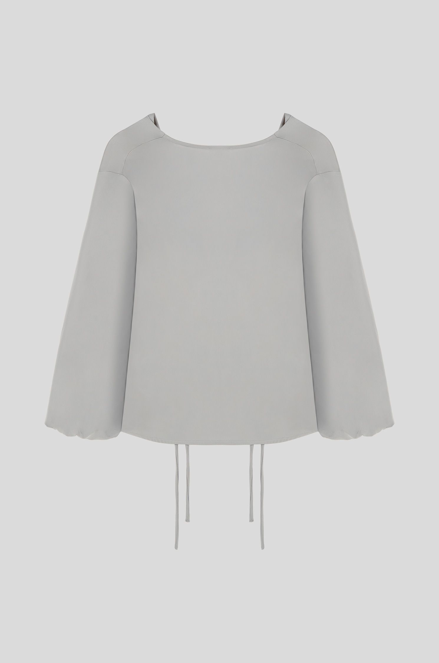 Kopertowa bluzka z wiązaniem Solar Obraz 6