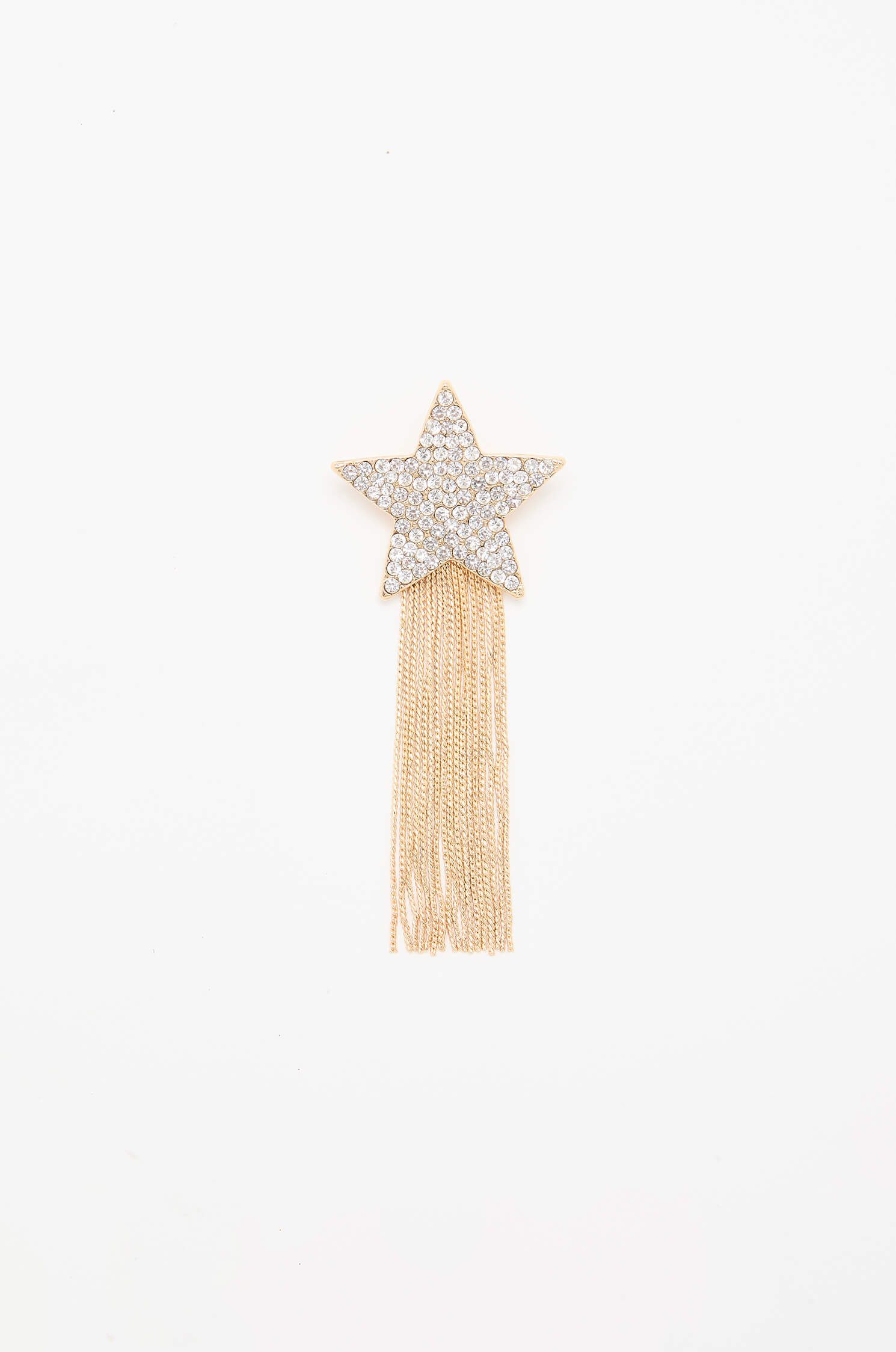 Broszka w kształcie gwiazdy z łańcuszkami Solar Obraz 1