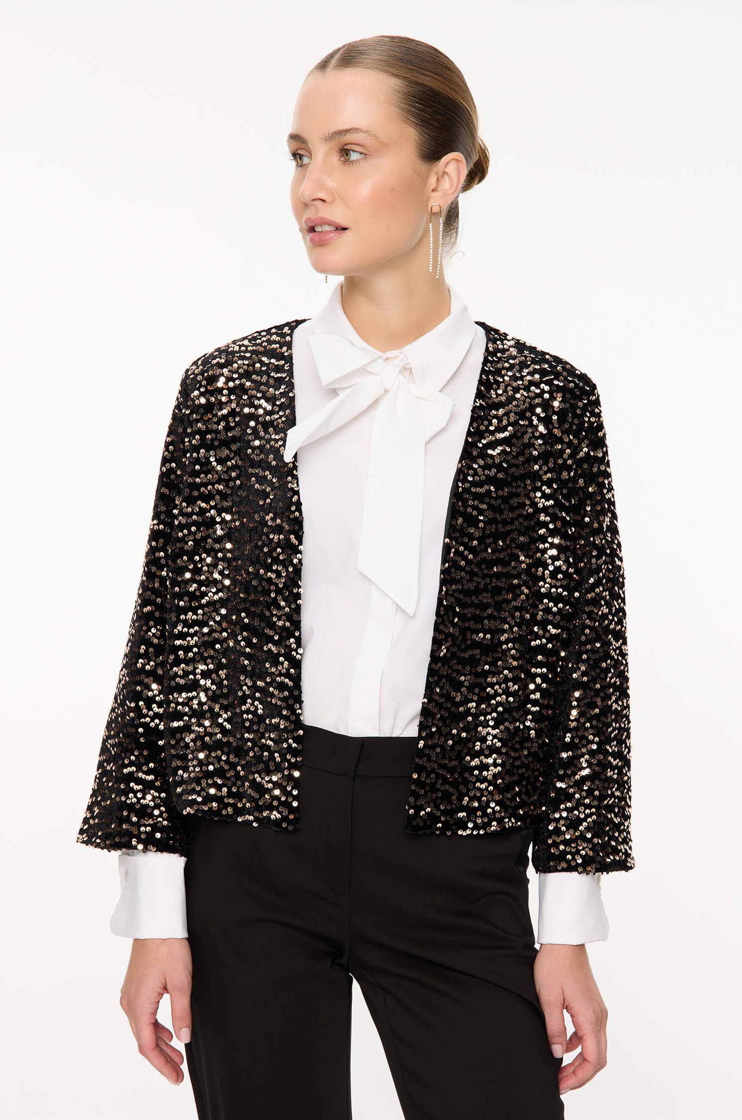 Cekinowy żakiet Solar Obraz 2