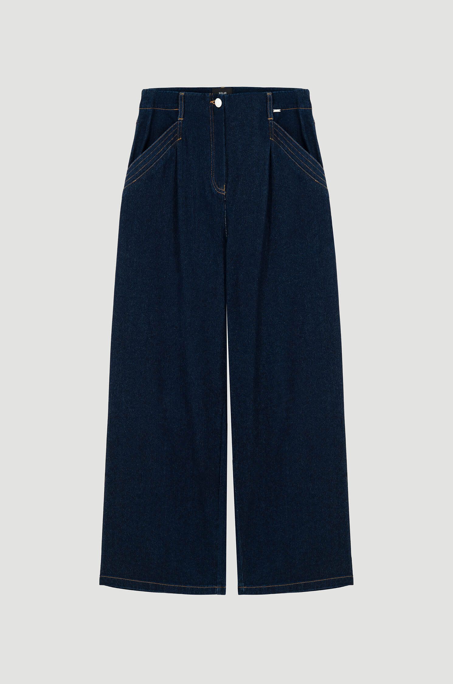 Kuloty z ciemnego jeansu Solar Obraz 3