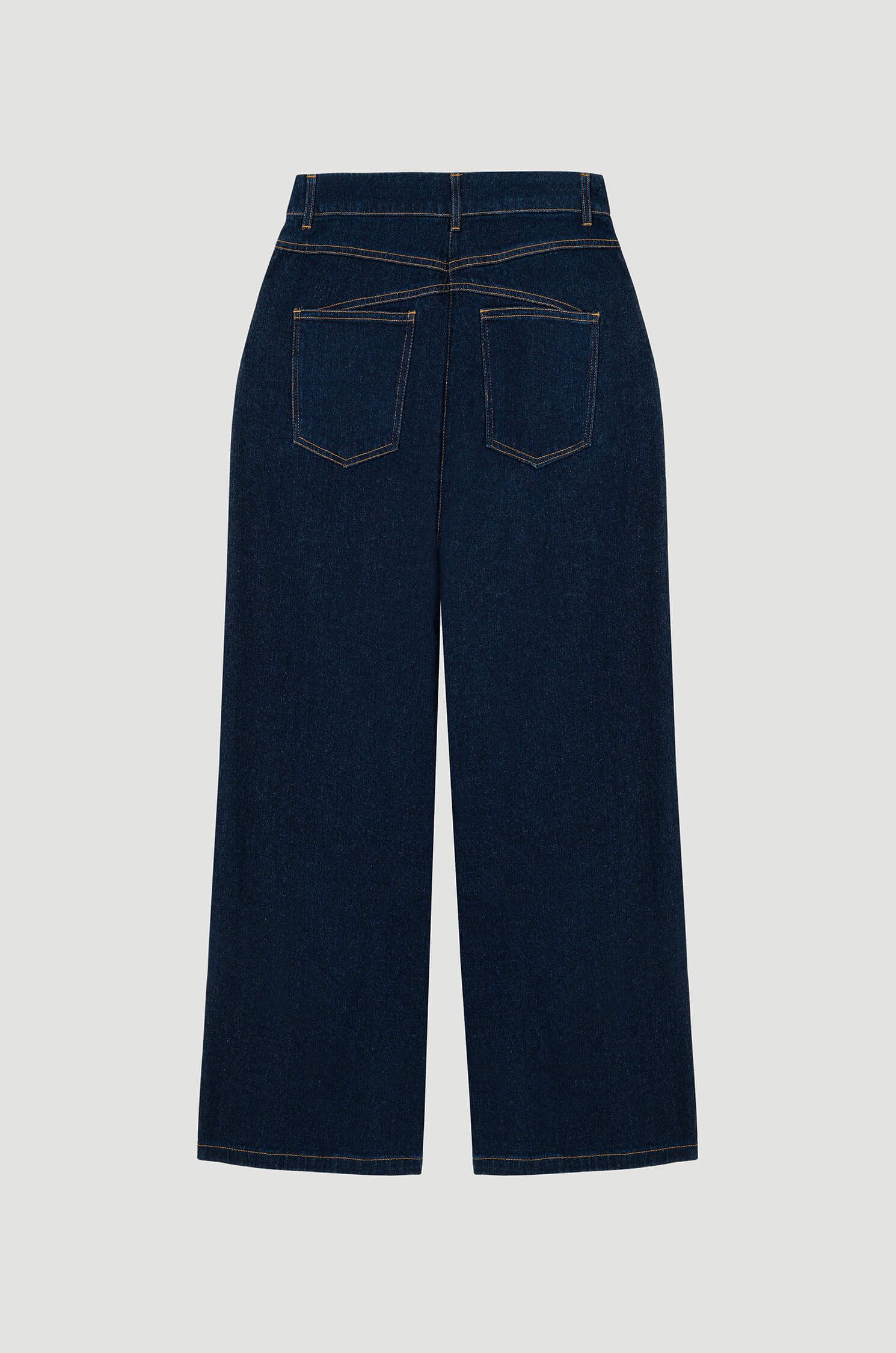 Kuloty z ciemnego jeansu Solar Obraz 4