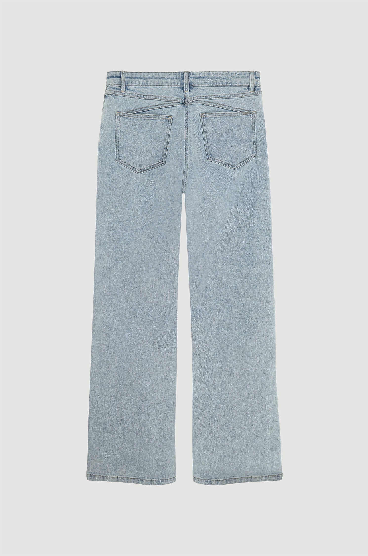 Klasyczne jeansy z prostą nogawką Solar Obraz 5