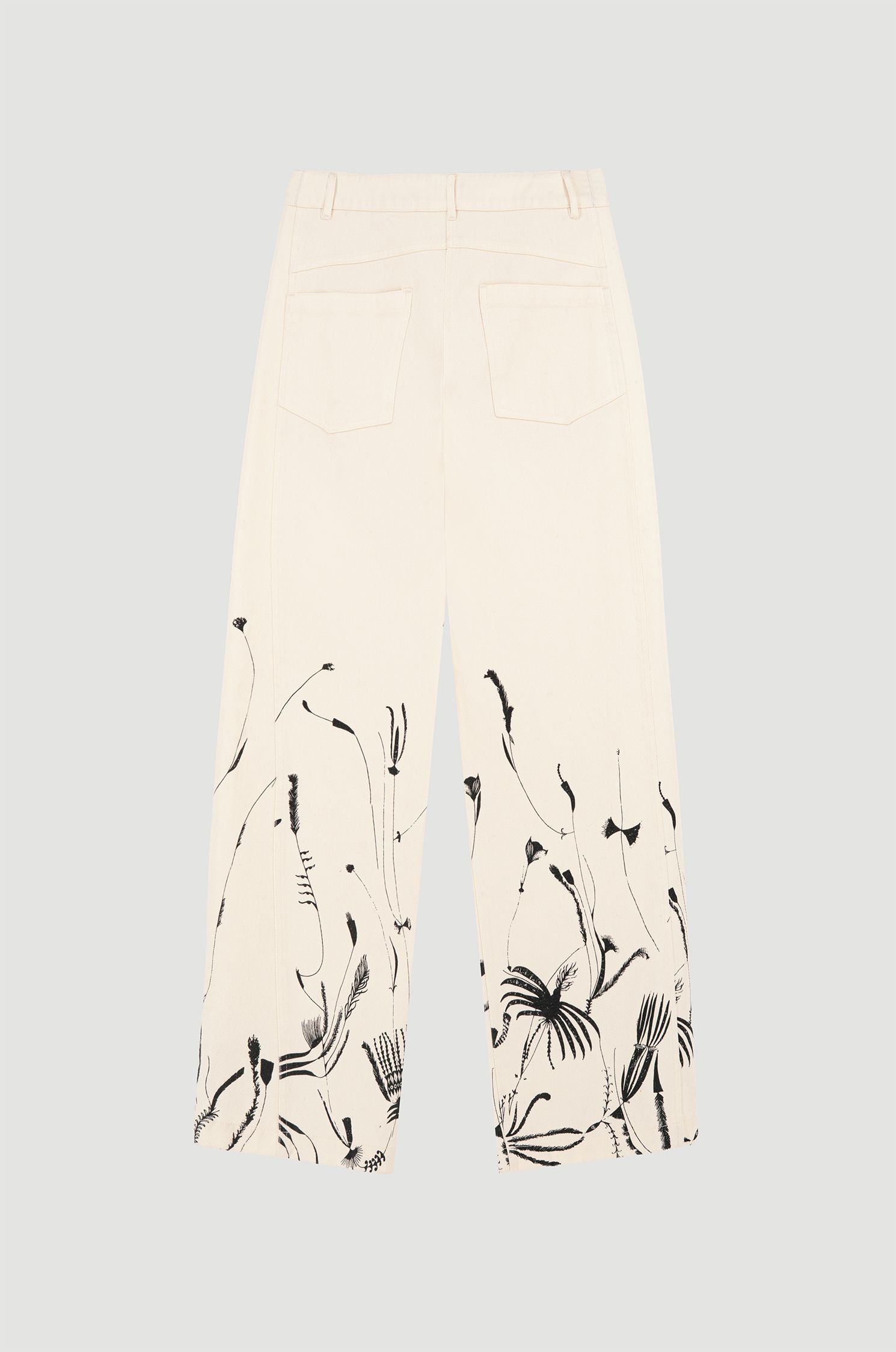 Spodnie z roślinnym wzorem Solar Obraz 5