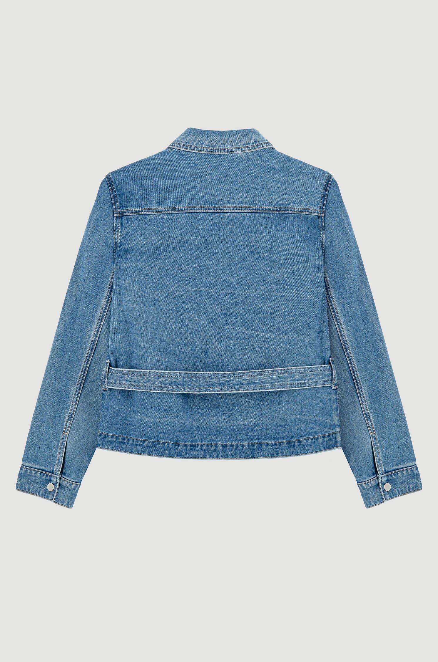 Jeansowa koszula z wiązaniem Solar Obraz 5