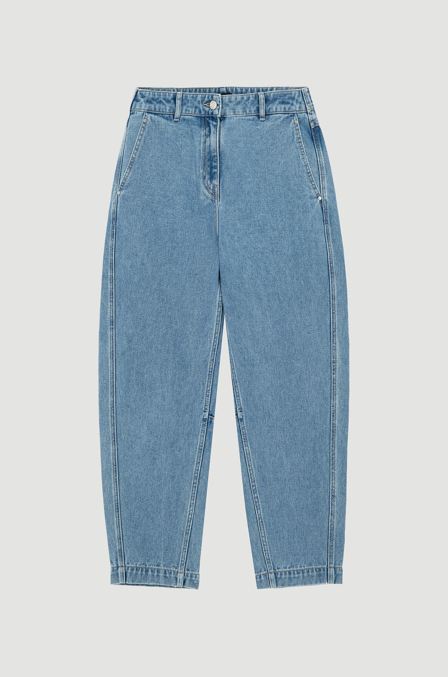 Spodnie jeansowe typu barrel Solar Obraz 5