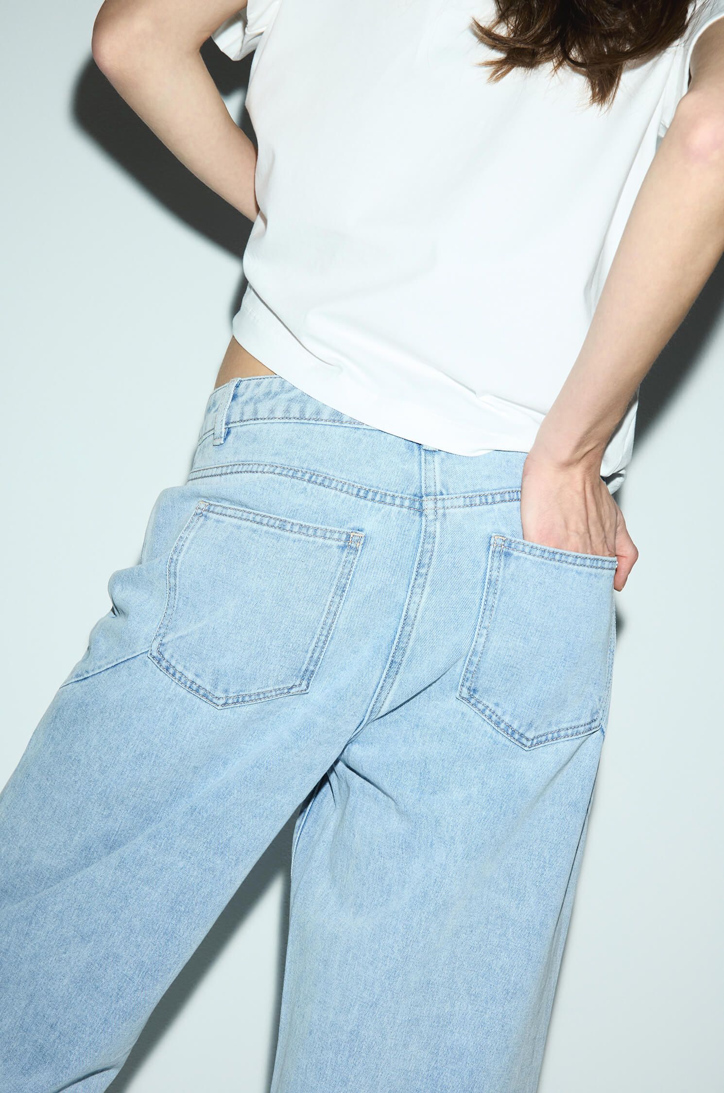 Spodnie z jasnego jeansu Solar Obraz 3