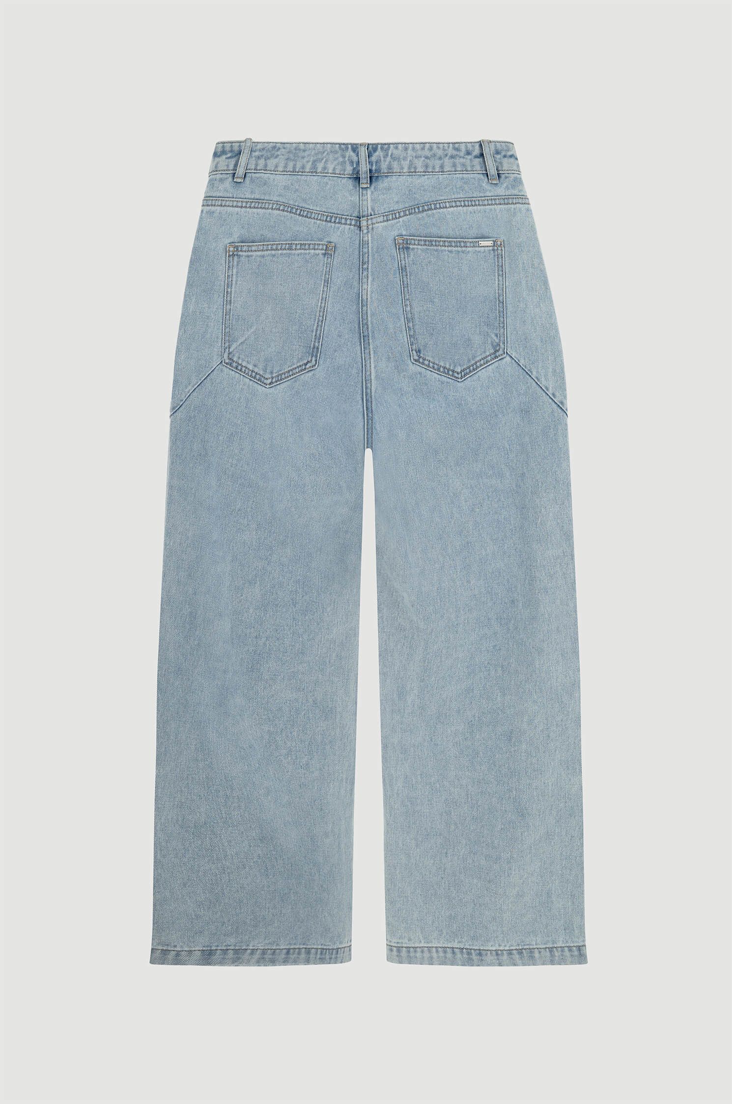 Spodnie z jasnego jeansu Solar Obraz 5