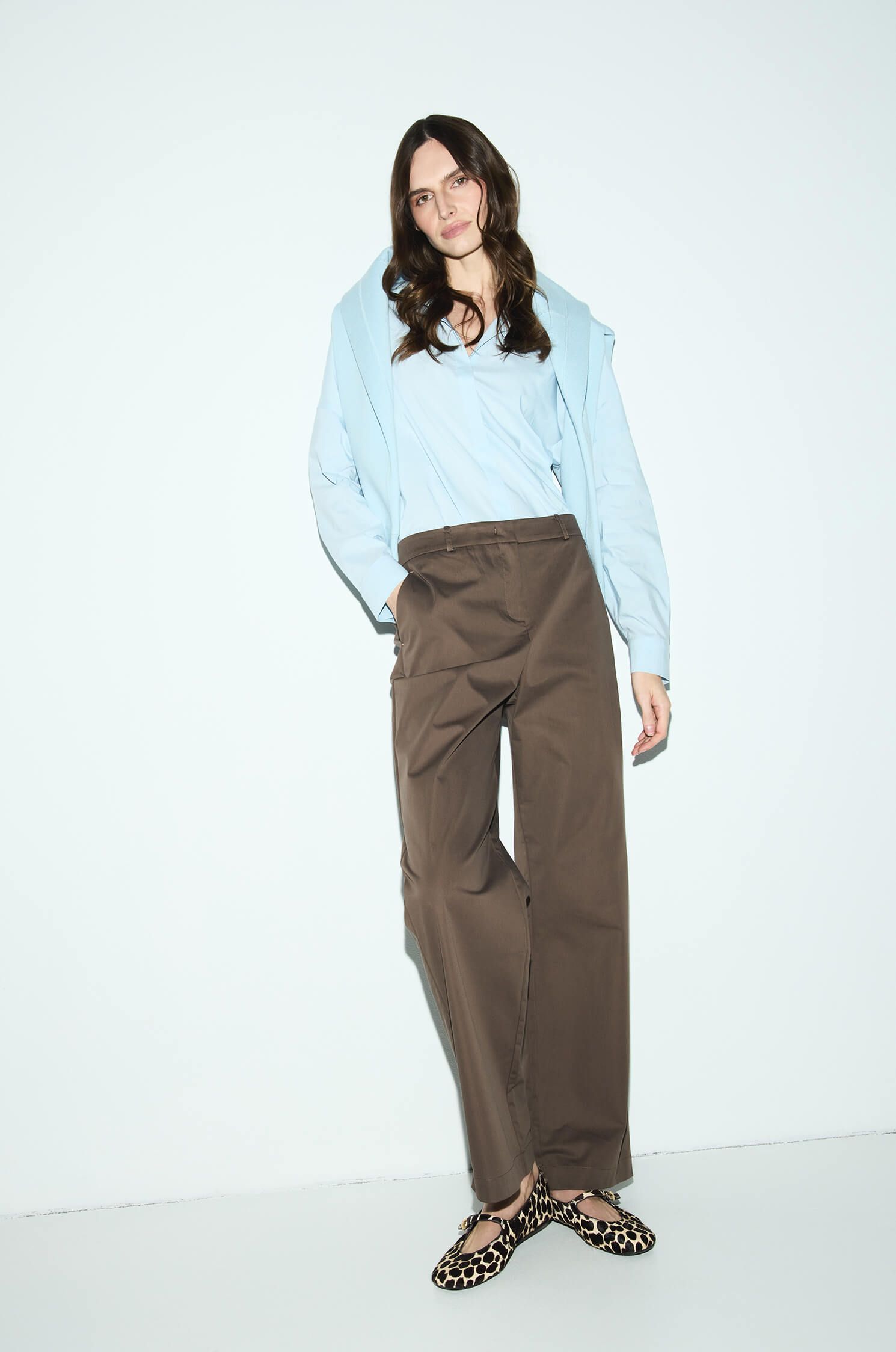 Spodnie z prostą nogawką Solar Obraz 2