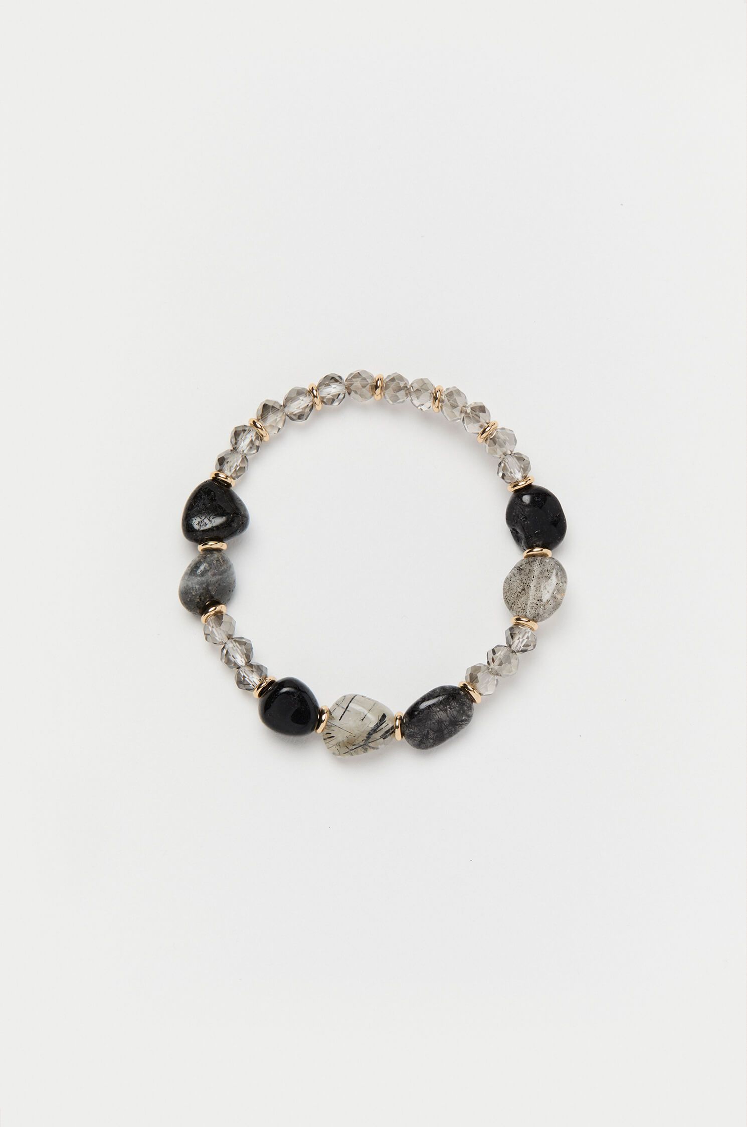 Bransoletka w odcieniach czerni i szarości Solar Obraz 2